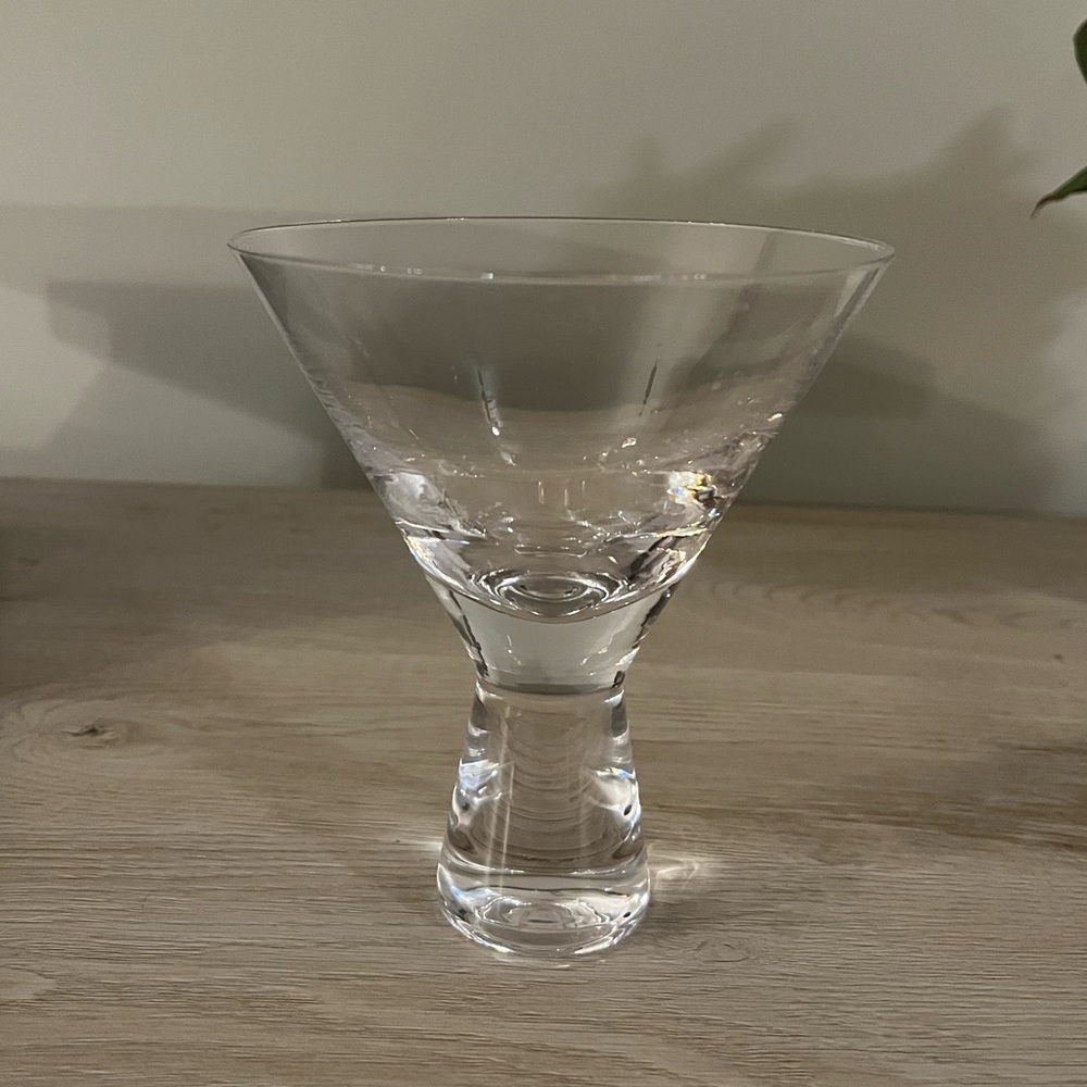❌SOLD Rachel Zoe New York Prism Stem Martini Glasses - Picture 4 of 4
